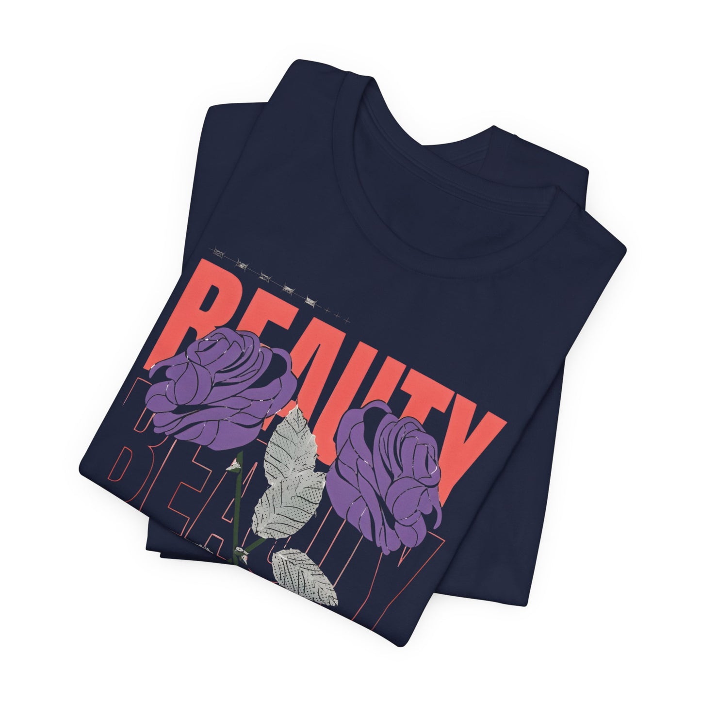 Streetwear Beauty World with purple rose