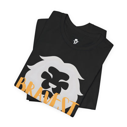 Bravest Person I Know Lion Motivational T-Shirt