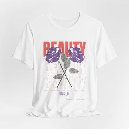 Streetwear Beauty World with purple rose