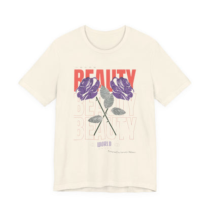 Streetwear Beauty World with purple rose
