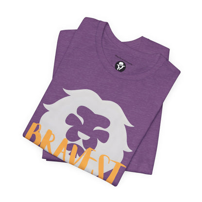 Bravest Person I Know Lion Motivational T-Shirt