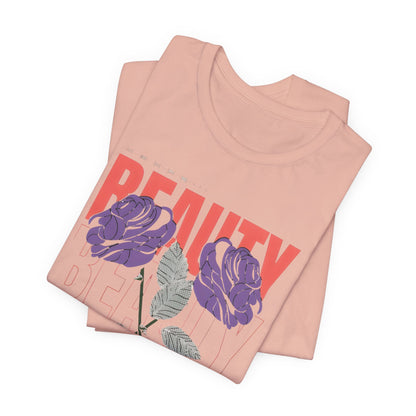 Streetwear Beauty World with purple rose