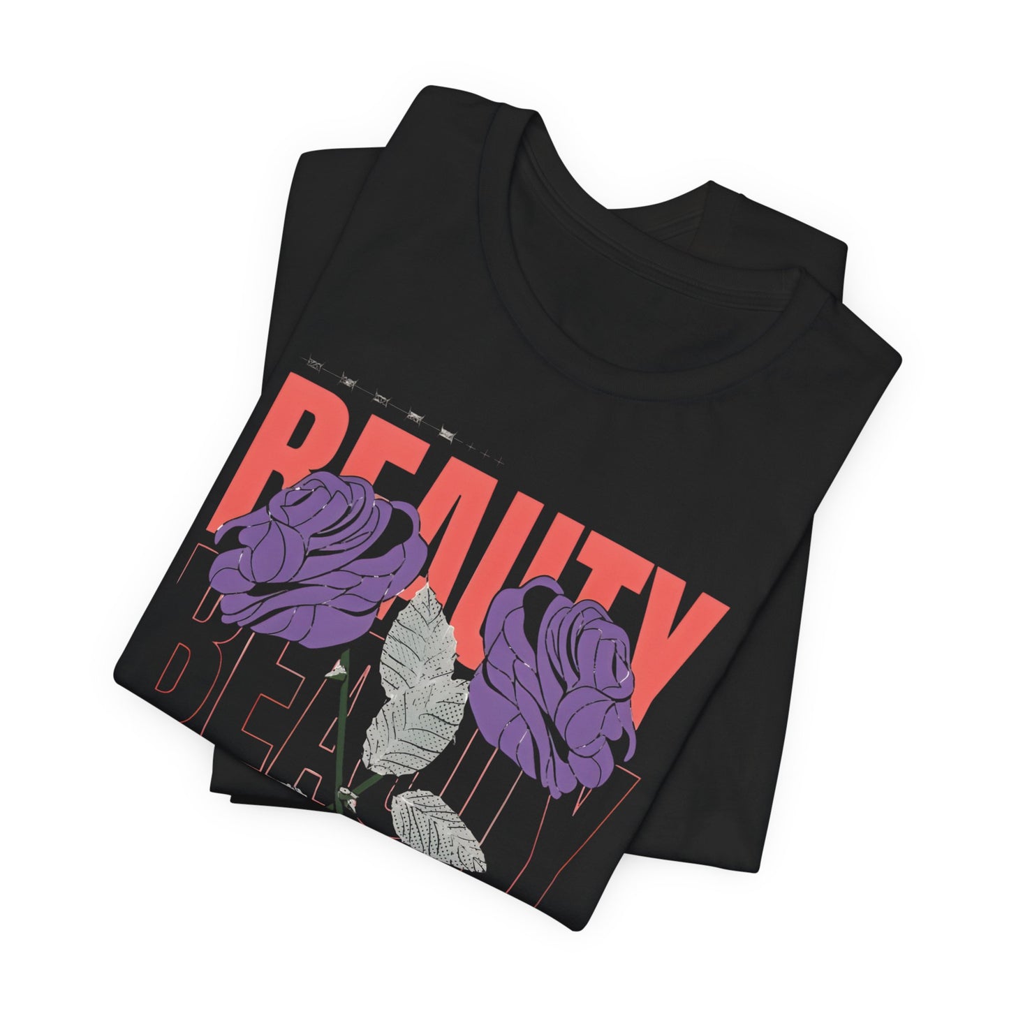 Streetwear Beauty World with purple rose