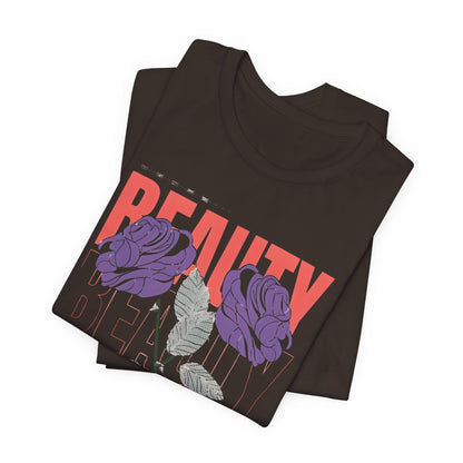 Streetwear Beauty World with purple rose