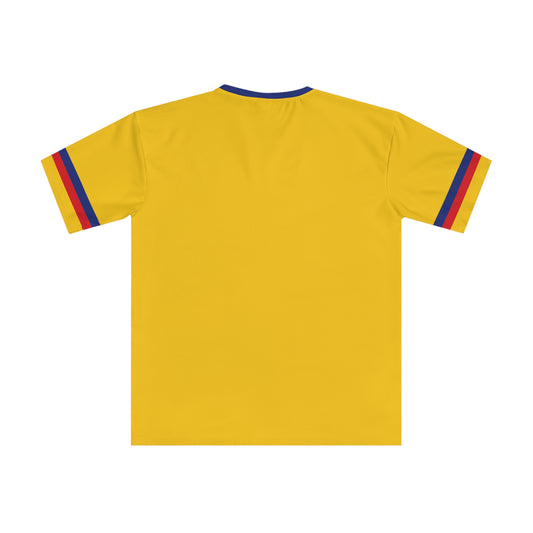 Colombia Soccer Player Global Championship 2026 T-Shirt | Yellow Blue Football Tee