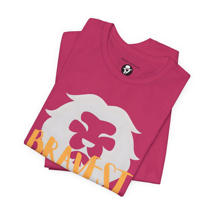 Bravest Person I Know Lion Motivational T-Shirt