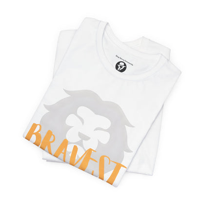 Bravest Person I Know Lion Motivational T-Shirt