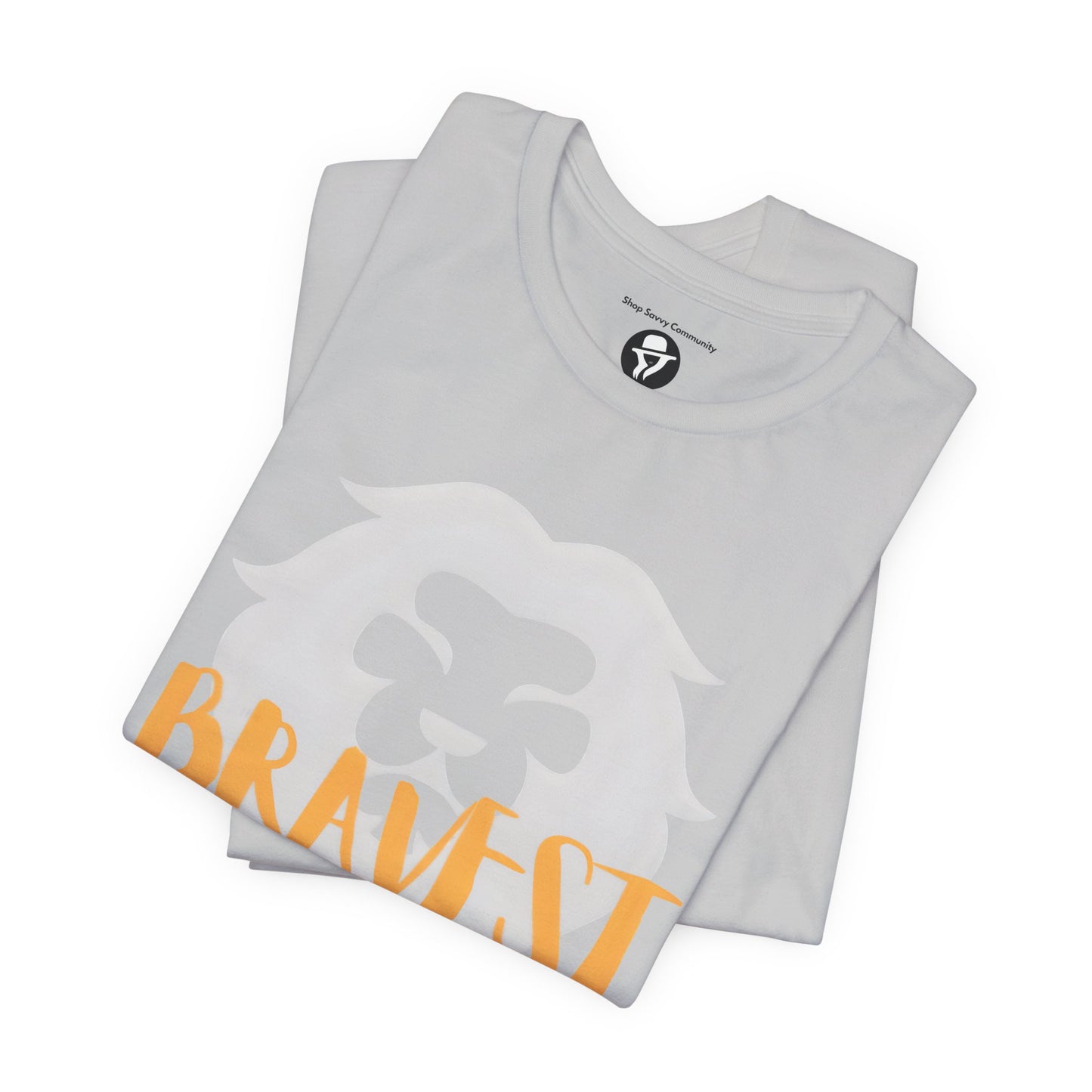 Bravest Person I Know Lion Motivational T-Shirt