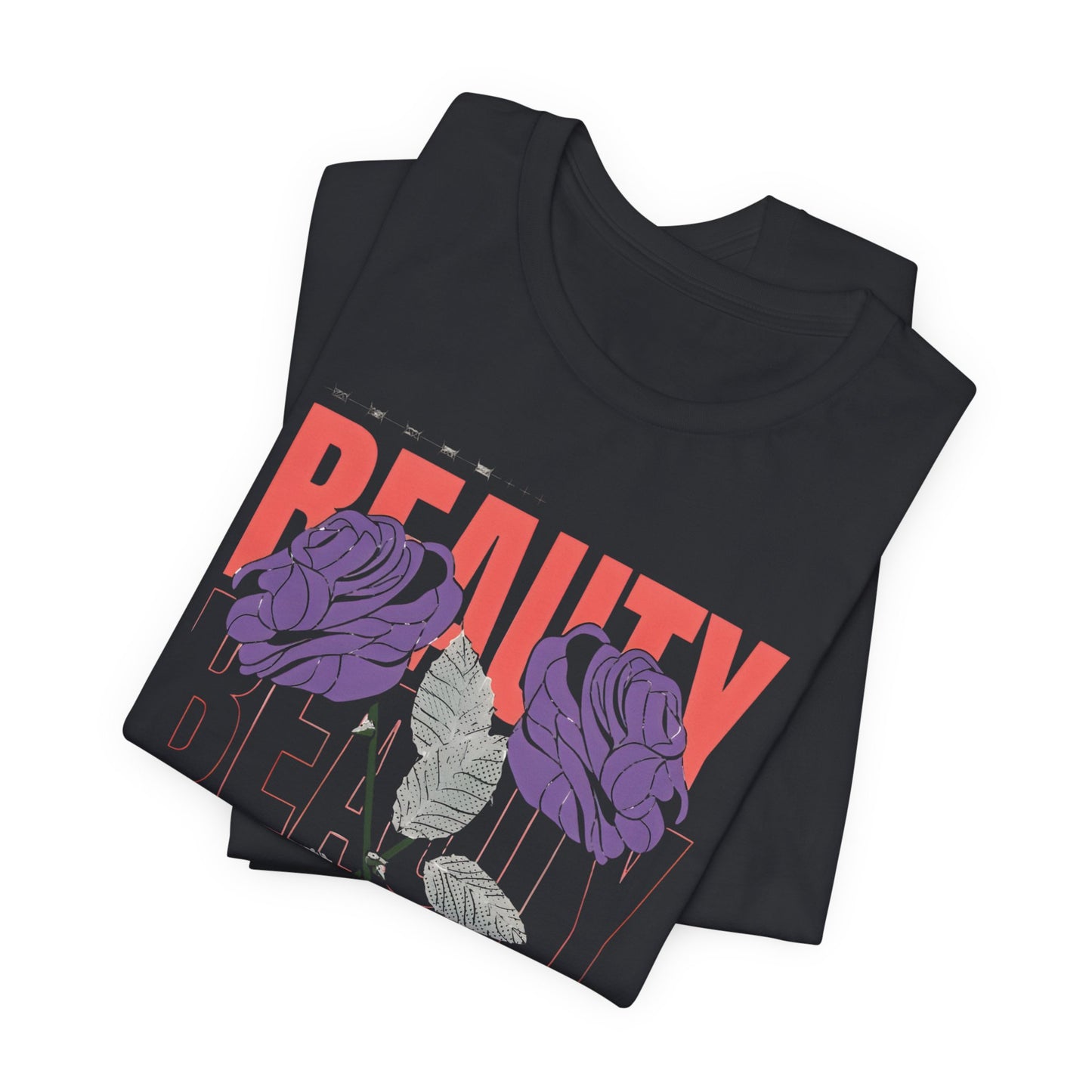 Streetwear Beauty World with purple rose