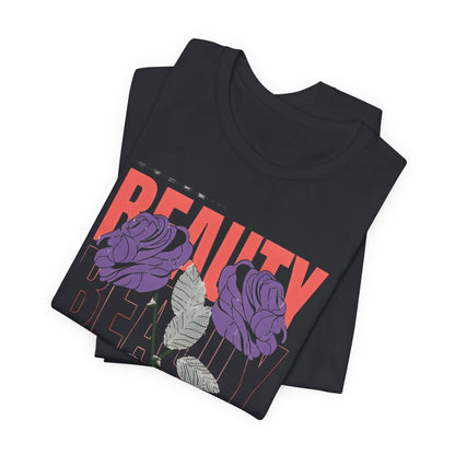 Streetwear Beauty World with purple rose