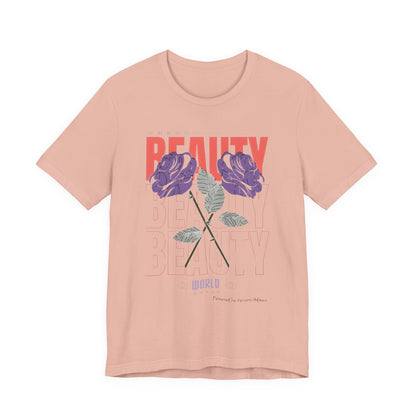 Streetwear Beauty World with purple rose