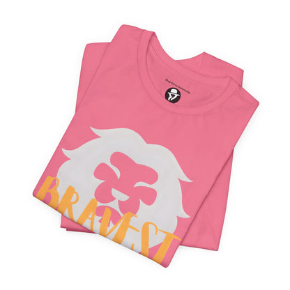 Bravest Person I Know Lion Motivational T-Shirt