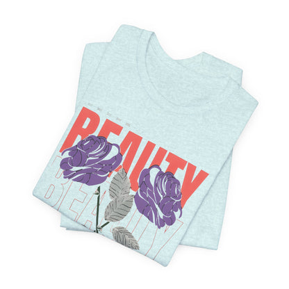 Streetwear Beauty World with purple rose