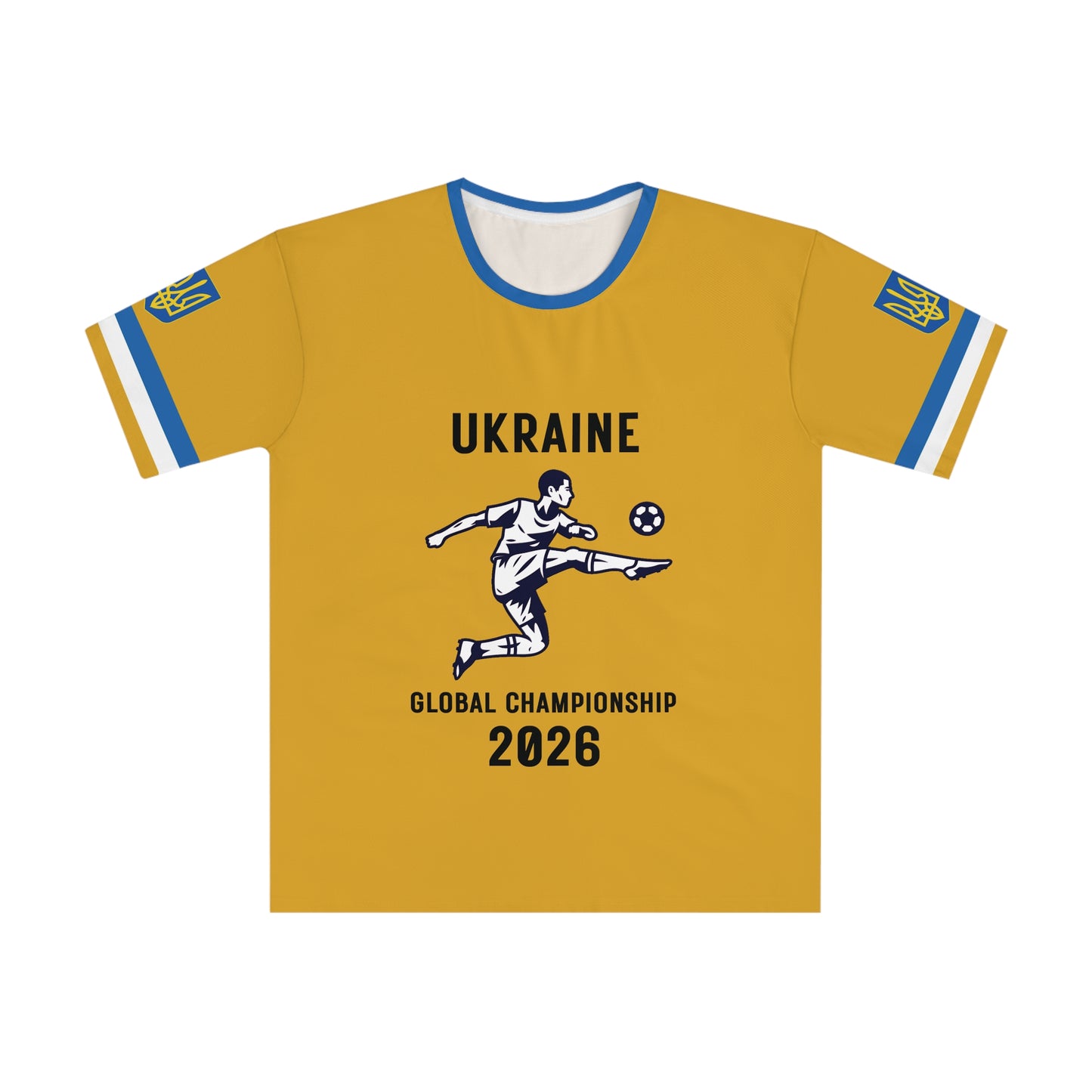 Ukraine World Cup Football Club Soccer T-shirt