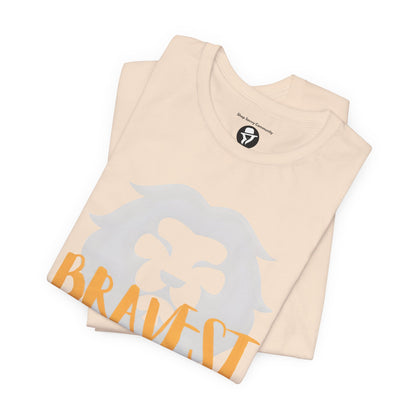 Bravest Person I Know Lion Motivational T-Shirt