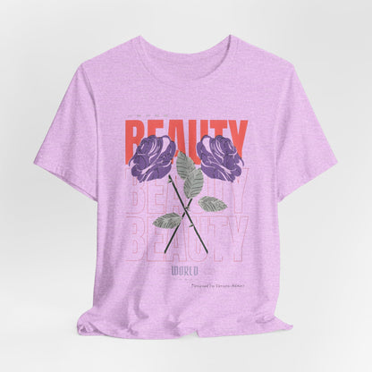 Streetwear Beauty World with purple rose