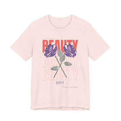 Streetwear Beauty World with purple rose