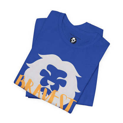 Bravest Person I Know Lion Motivational T-Shirt
