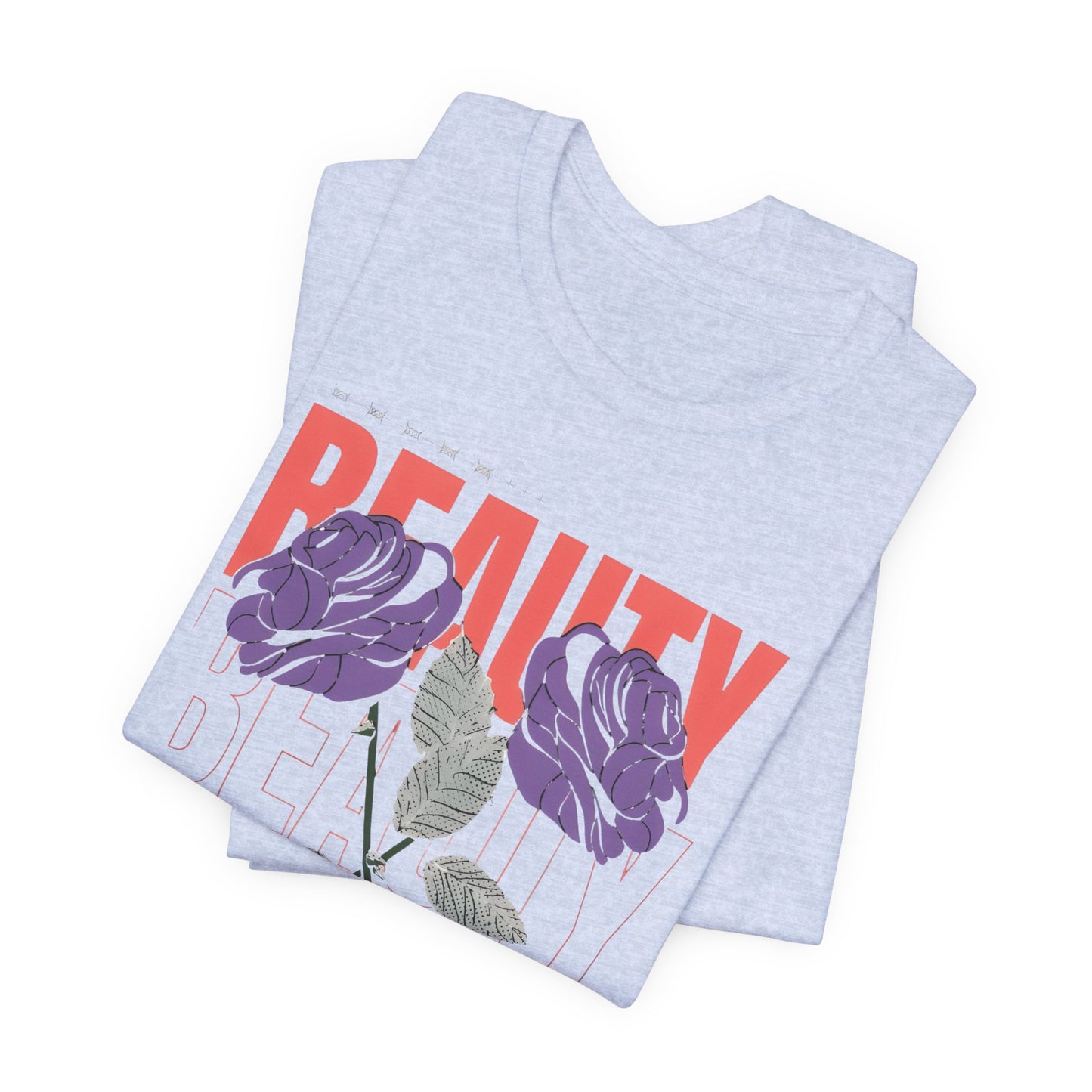Streetwear Beauty World with purple rose