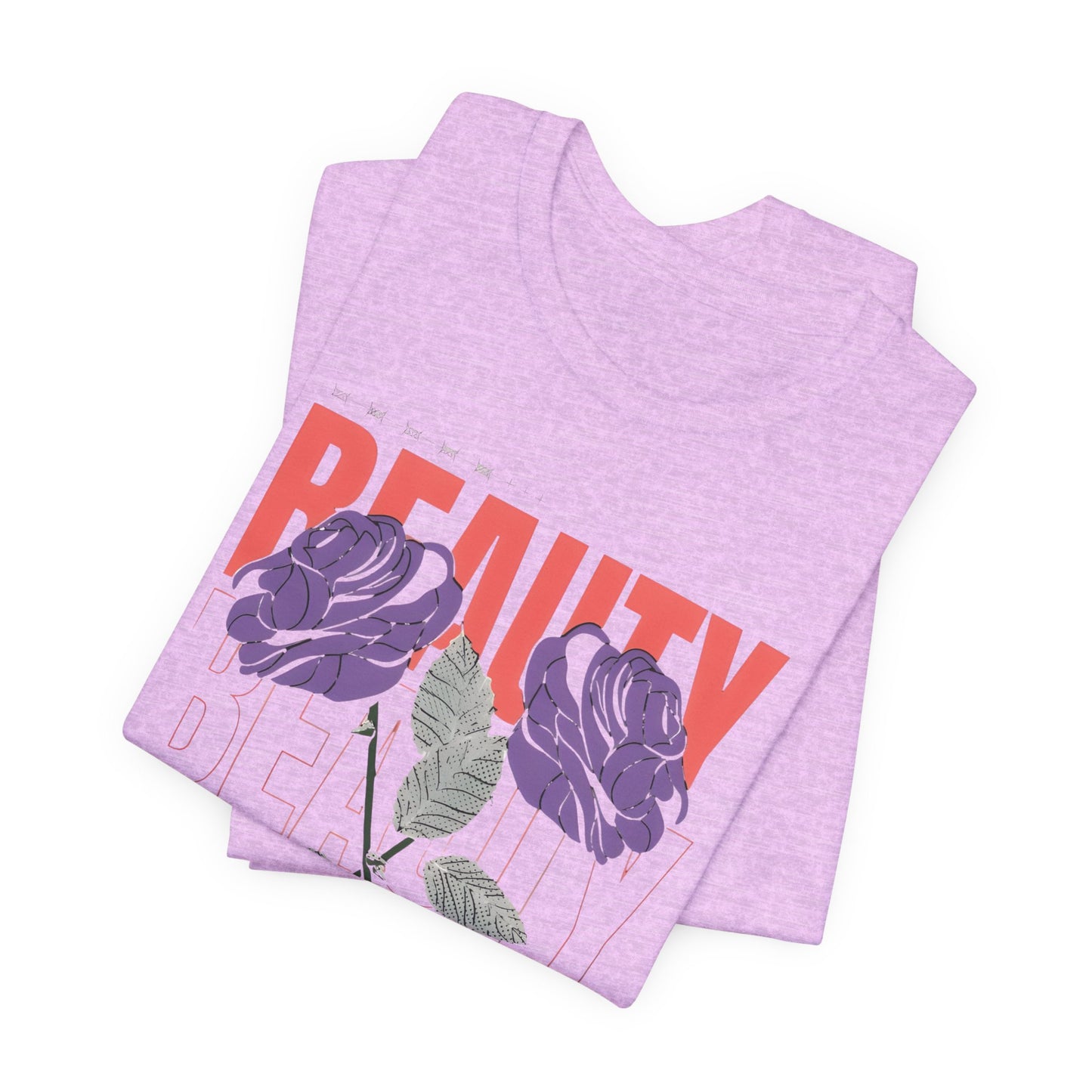 Streetwear Beauty World with purple rose