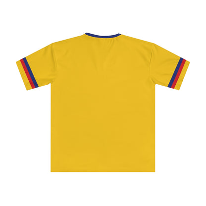 Colombia Soccer Player Global Championship 2026 T-Shirt | Yellow Blue Football Tee