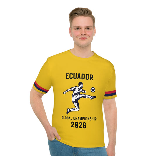 Ecuador Soccer Player Graphic T-Shirt | 2026 Global Championship