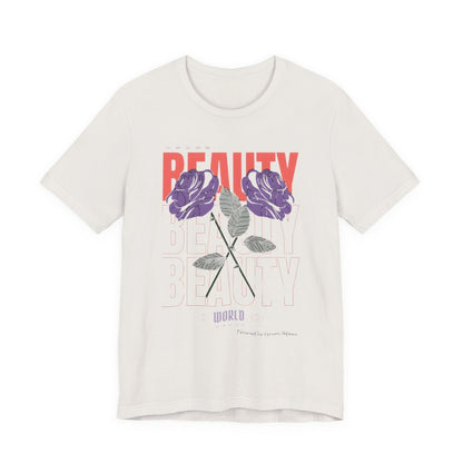 Streetwear Beauty World with purple rose