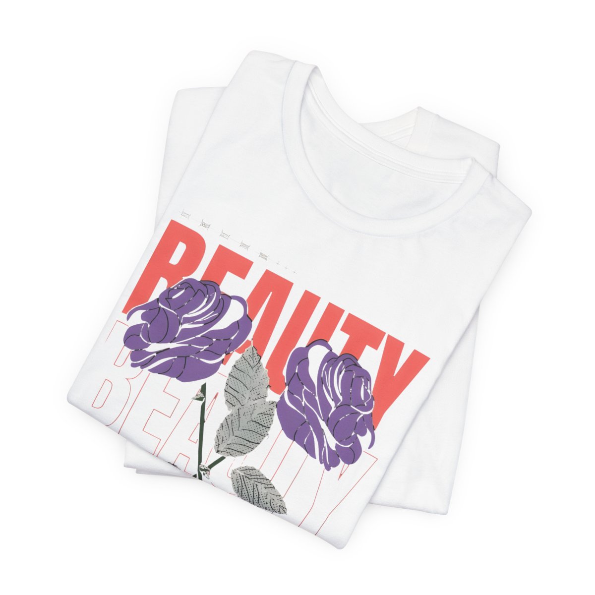 Streetwear Beauty World with purple rose