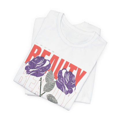 Streetwear Beauty World with purple rose