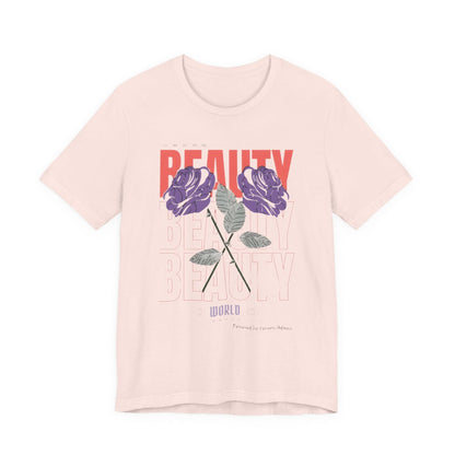 Streetwear Beauty World with purple rose